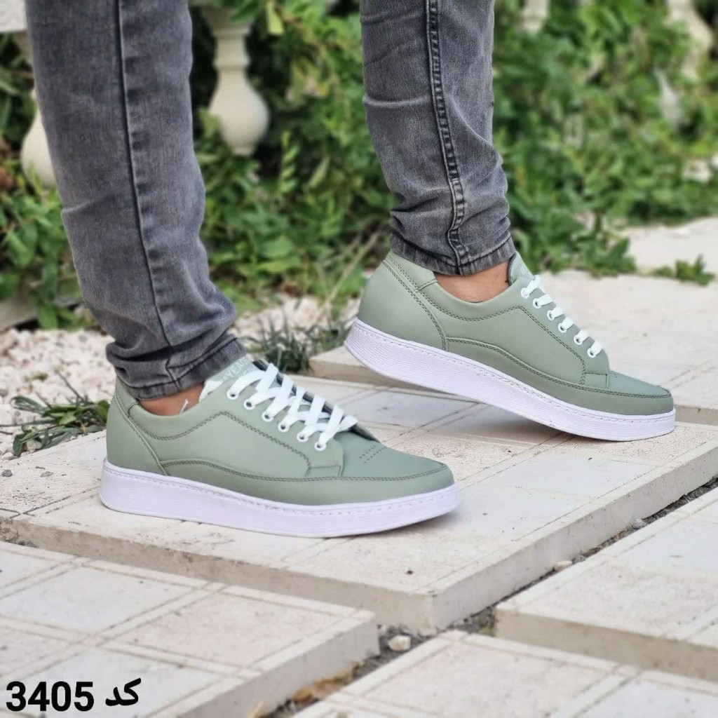 حرااااااج  استثنایی کفش اسپرت مردانه مدل ونس  پرفروش  رنگ سبز کد 3405