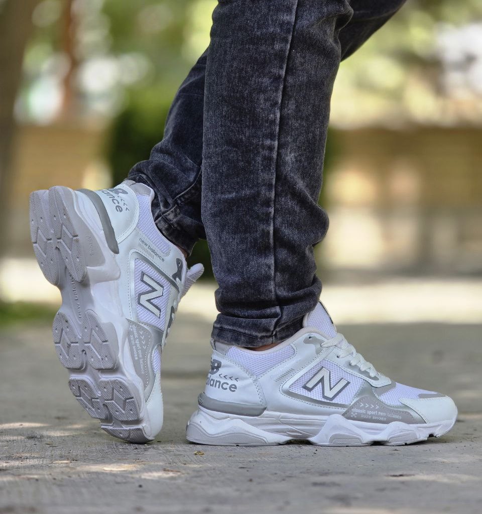 حرااااج خاص   کفش اسپرت مدل نیوبالانس مردانه شیک و با دوام   رنگ سفید با ارسال رایگان