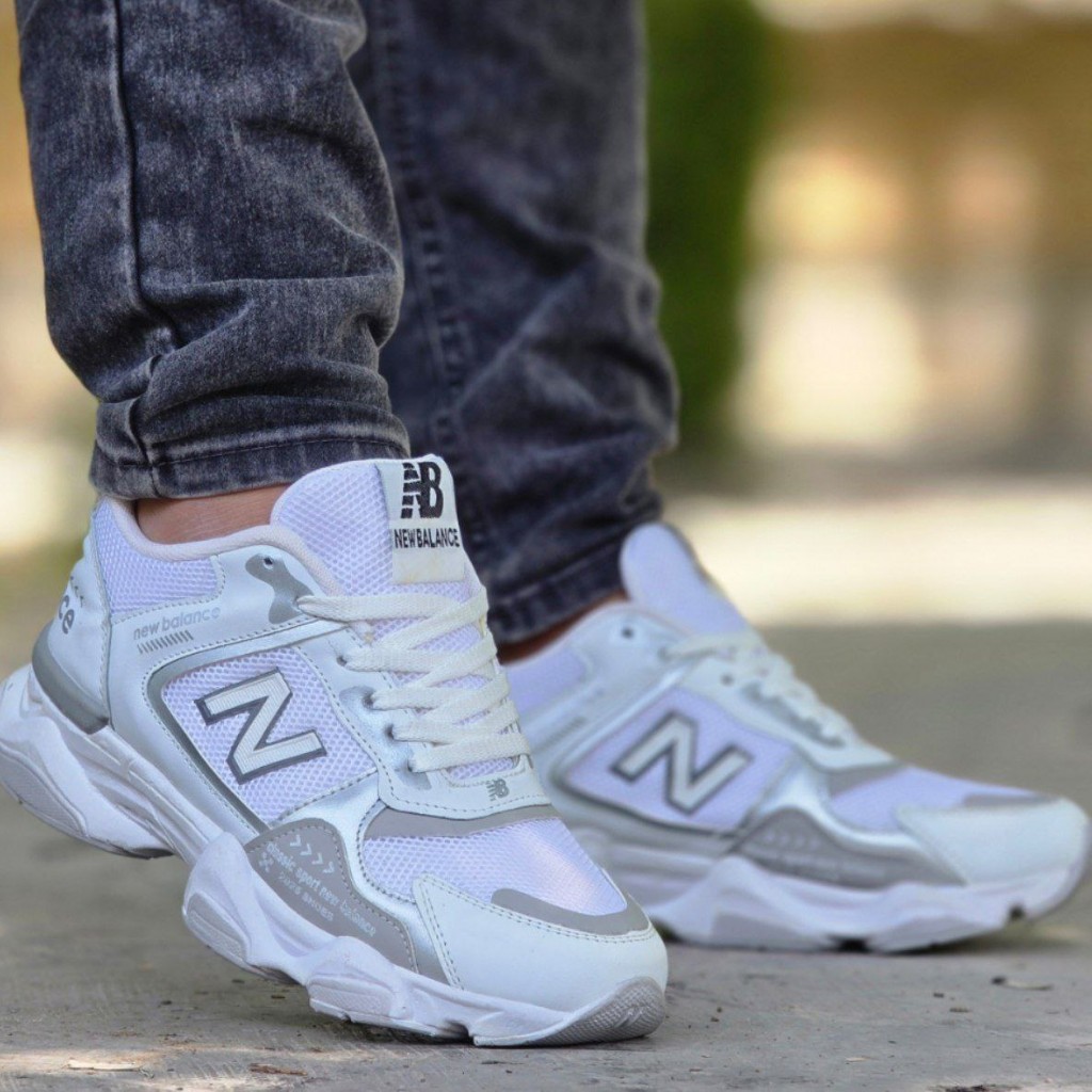حرااااج خاص   کفش اسپرت مدل نیوبالانس مردانه شیک و با دوام   رنگ سفید با ارسال رایگان