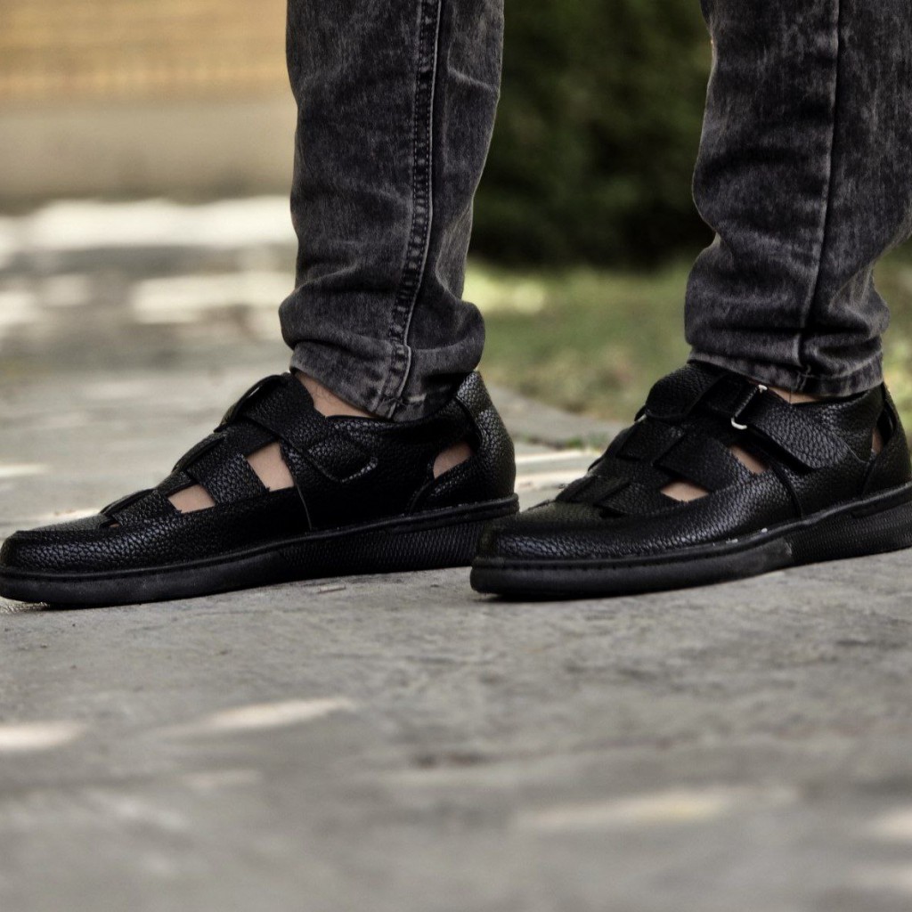 حراج فوق العاده  کفش تابستانه طبی استاندارد مردانه   با کیفیت و زیبا رنگ قهوه ای روشن  با ارسال رایگان