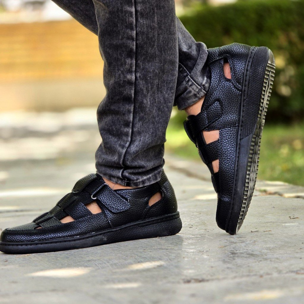 حراج فوق العاده  کفش تابستانه طبی استاندارد مردانه   با کیفیت و زیبا رنگ قهوه ای روشن  با ارسال رایگان