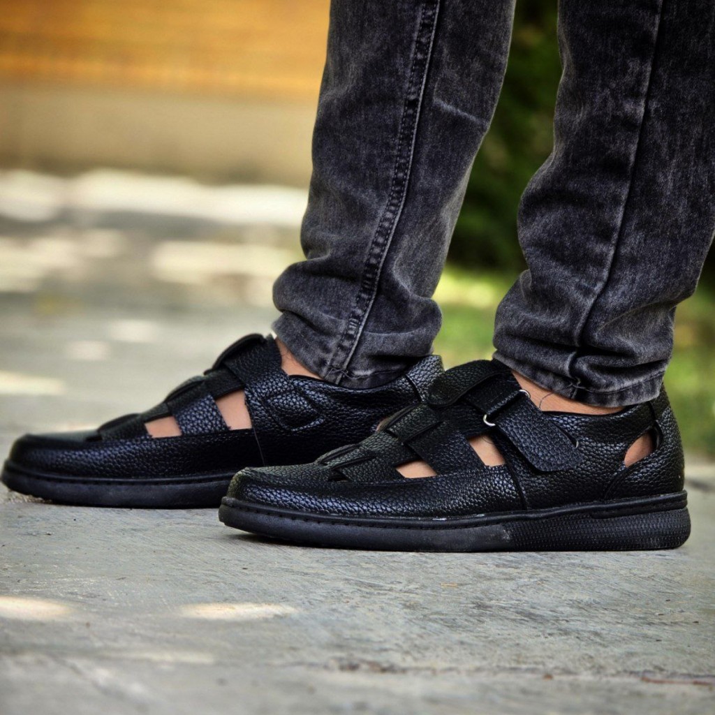 حراج فوق العاده  کفش تابستانه طبی استاندارد مردانه   با کیفیت و زیبا رنگ قهوه ای روشن  با ارسال رایگان