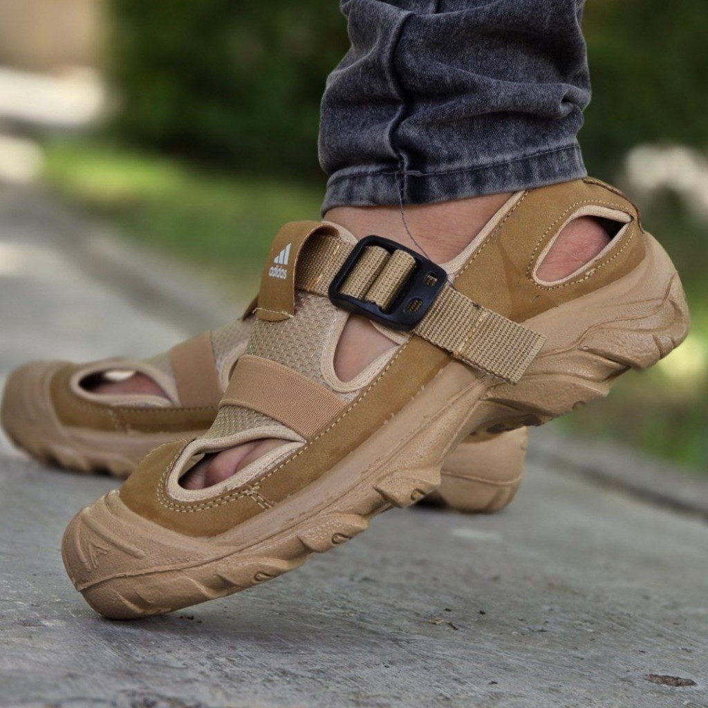 حرااااج هیجان انگیز کفش تابستانه مردانه جذاب و ساده  رنگ کرم زیتونی  با ارسال رایگان