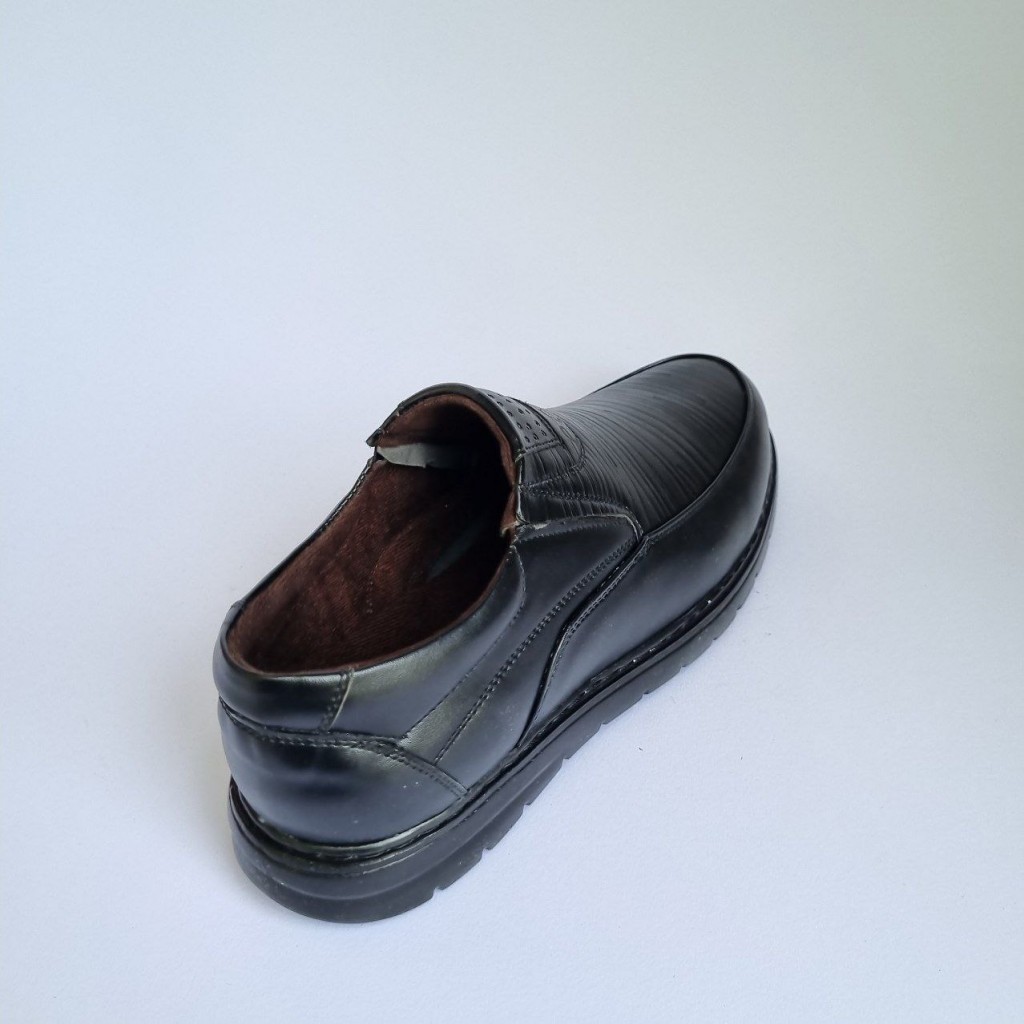 کفش طبی استاندارد اداری مجلسی مردانه مدل اکو مشکی با ارسال رایگان