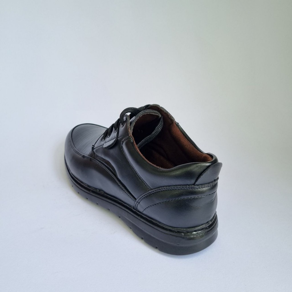 حراج کفش طبی استاندارد اداری مجلسی مردانه مدل اکو باکیفیت عالی رنگ  مشکی با ارسال رایگان