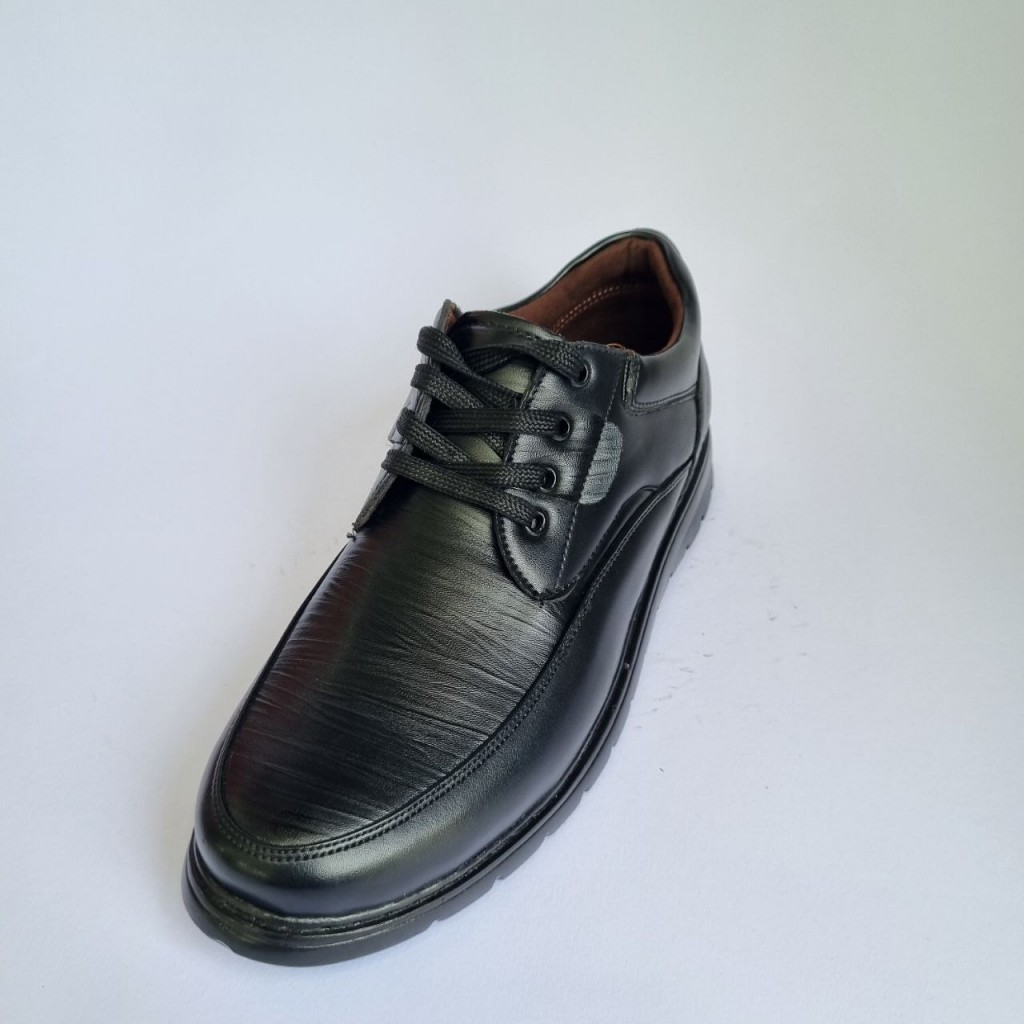 حراج کفش طبی استاندارد اداری مجلسی مردانه مدل اکو باکیفیت عالی رنگ  مشکی با ارسال رایگان