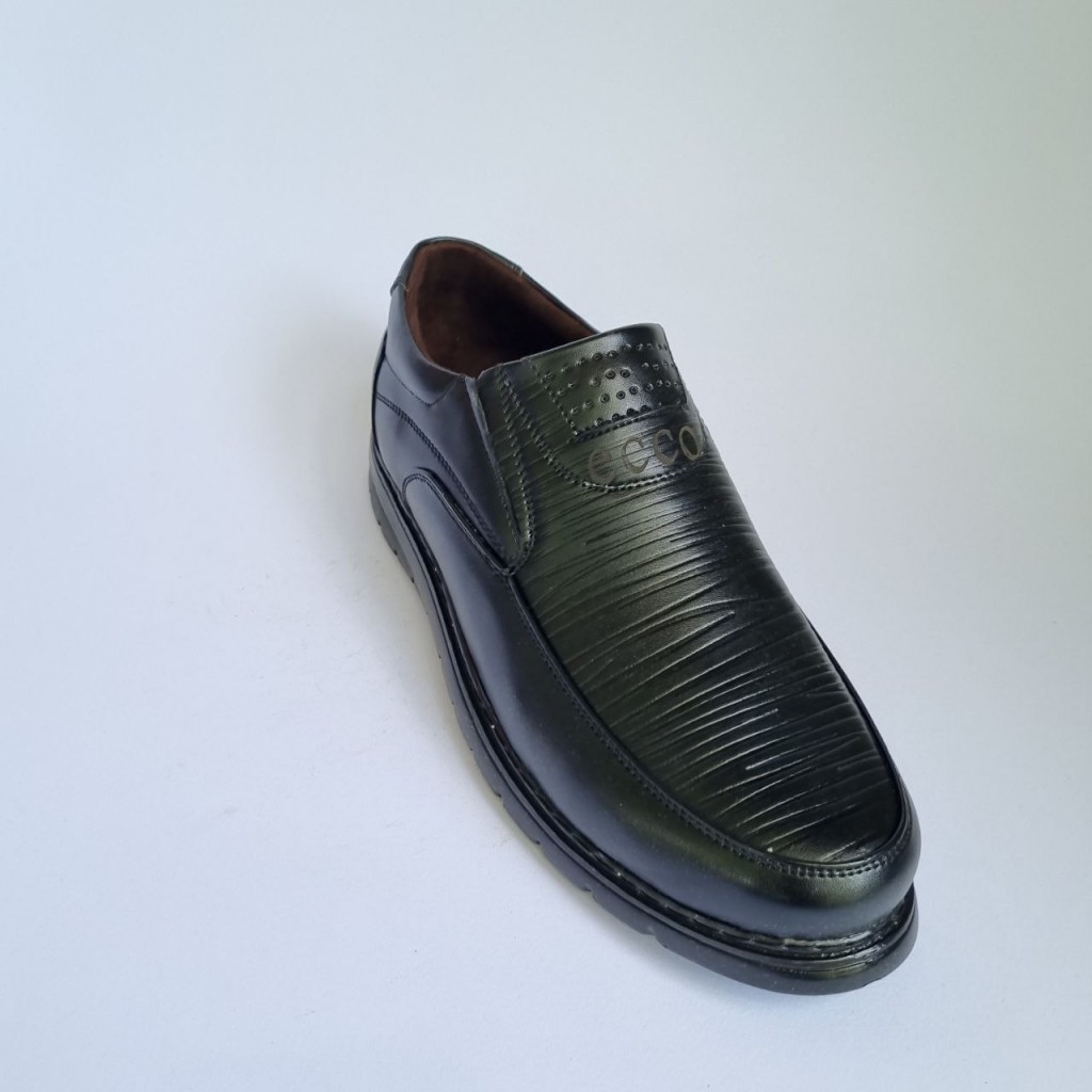 فروش پرطرفدار کفش طبی استاندارد اداری مجلسی مردانه مدل اکو به روز و مدرن رنگ  مشکی جدید