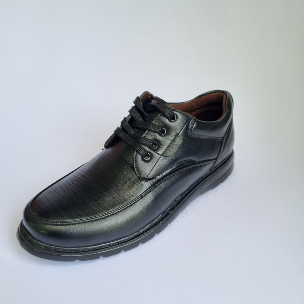 فروش پرطرفدار کفش طبی استاندارد اداری مجلسی مردانه مدل اکو به روز و مدرن رنگ  مشکی با ارسال رایگان