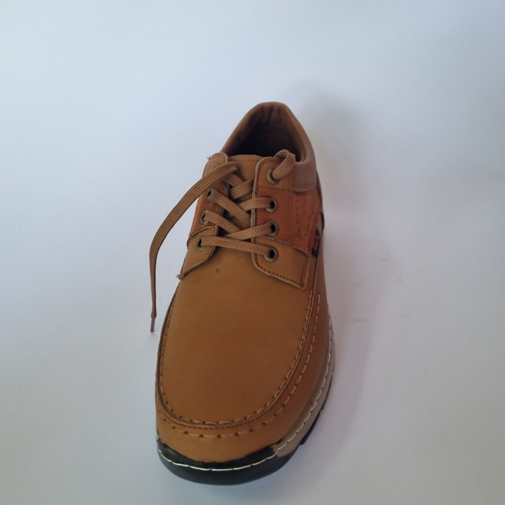 فروش عااالی کفش طبی استاندارد اداری مجلسی مردانه شیک و به روز رنگ خردلی  باارسال رایگان