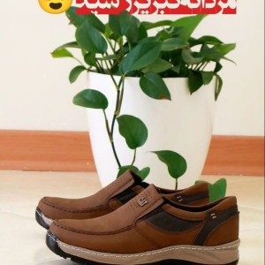 تخفیف ویژه کفش طبی استاندارد اداری مجلسی مردانه  پسرانه محکم و مقاوم رنگ قهوه ای  با ارسال رایگان کد 5028