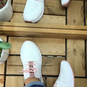فروش عالی کفش اسپرت و پیاده روی  زنانه جورابی مدل اسکیچرز مشکی صورتی زیبا باارسال رایگان کد 5052