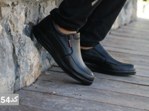 حراجکفش طبی مردانه مدل چرم طبیعی گاوی اصل تبریز  کد 254