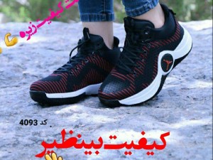 حراج کفش اسپرت دخترانه مدل جردن کد 4093 با ارسال رایگان فقط408000 تومان