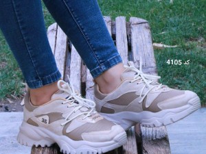 حراج کفش اسپرت دخترانه مدل جدید  کد 4105 جذاب و شیک