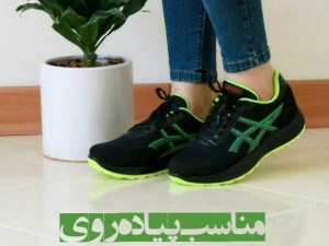 حراج  عیدانه کتونی دخترانه مدل آسیکس سایز 37 کد 4041  خوش پوش و عاالی