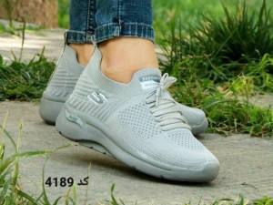 حراج کتونی دخترانه  مدل بافت اسکیچرز  کد 4189 با ارسال رایگان