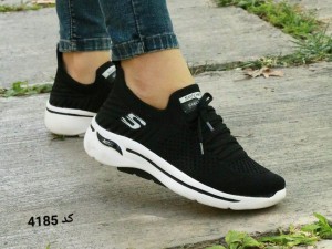 حراج کتونی پیاه روی دخترانه  مدل اسکیچرز  کد 4185 با ارسال رایگان فقط298000  تومان