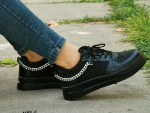 حراج ویژه کفش اسپرت زنانه مدل جدید زنجیری کد 4193 کیفیت جدید و خاص