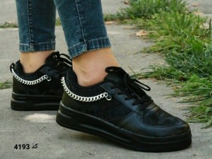 حراج ویژه کفش اسپرت زنانه مدل جدید زنجیری کد 119 با ارسال رایگان فقط 268000 تومان