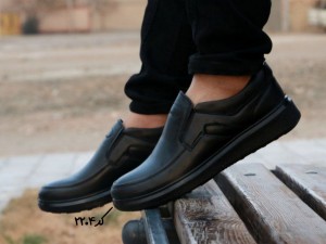 فروش  محدود کفش طبی بزرگ پا  اداری مجلسی مردانه رنگ مشکی با ارسال رایگان فقط تومان کد2176