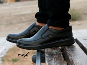 فروش  محدود کفش طبی بزرگ پا  اداری مجلسی مردانه رنگ مشکی با ارسال رایگان فقط تومان کد2176