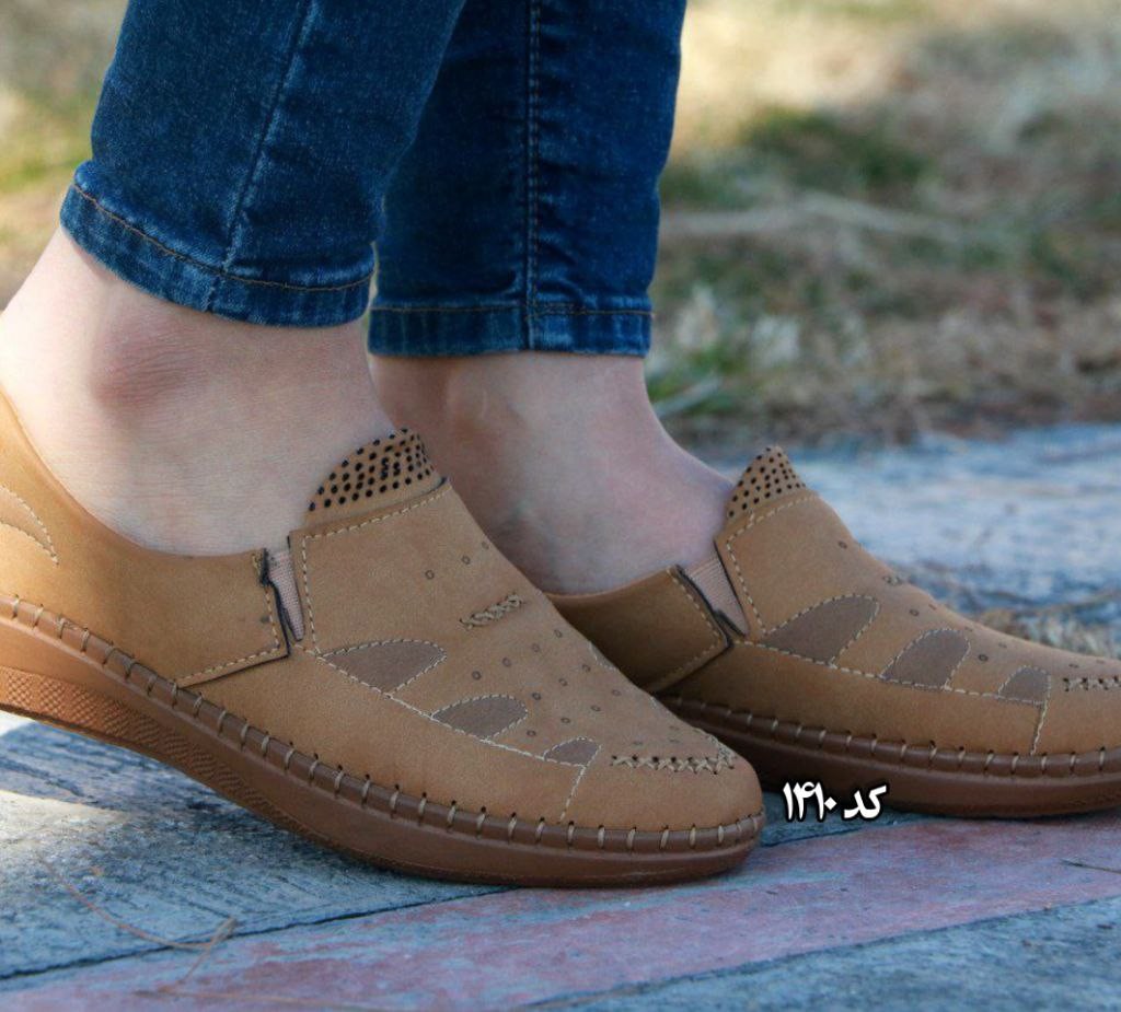 حراج استثنایی کفش طبی دست دوخت زنانه کد 1111 با ارسال رایگان فقط 348000 تومان