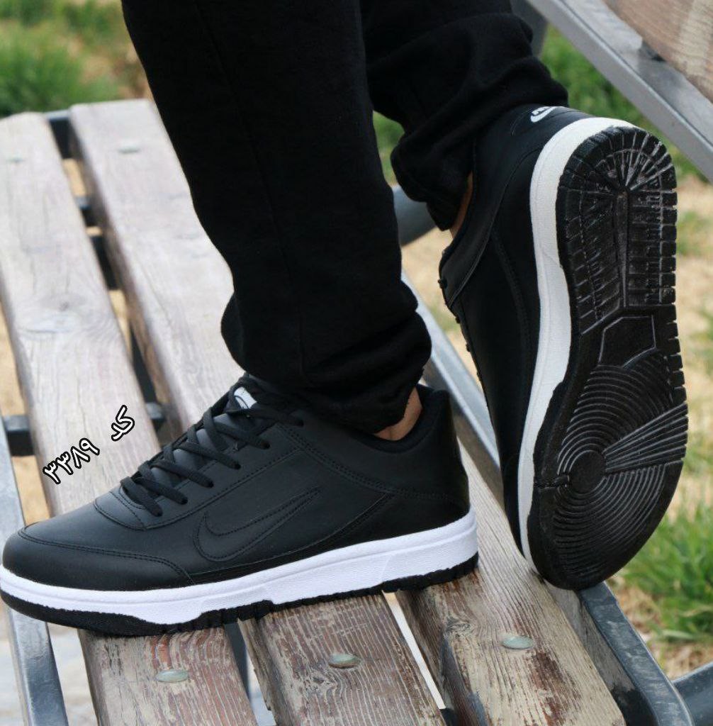 کفش اسپرت مردانه مدل نایک کد 3389 مشکی رنگ ایده ال برای استفاده روزمره