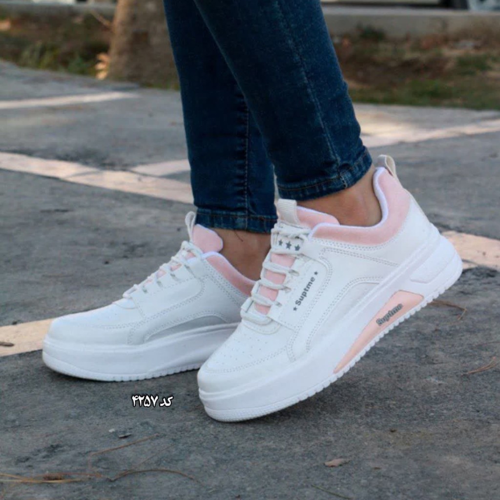 حراج استثنایی کتونی  دخترانه  مدل جدید ونس  رنگ سفید با ارسال رایگان  کد 4257