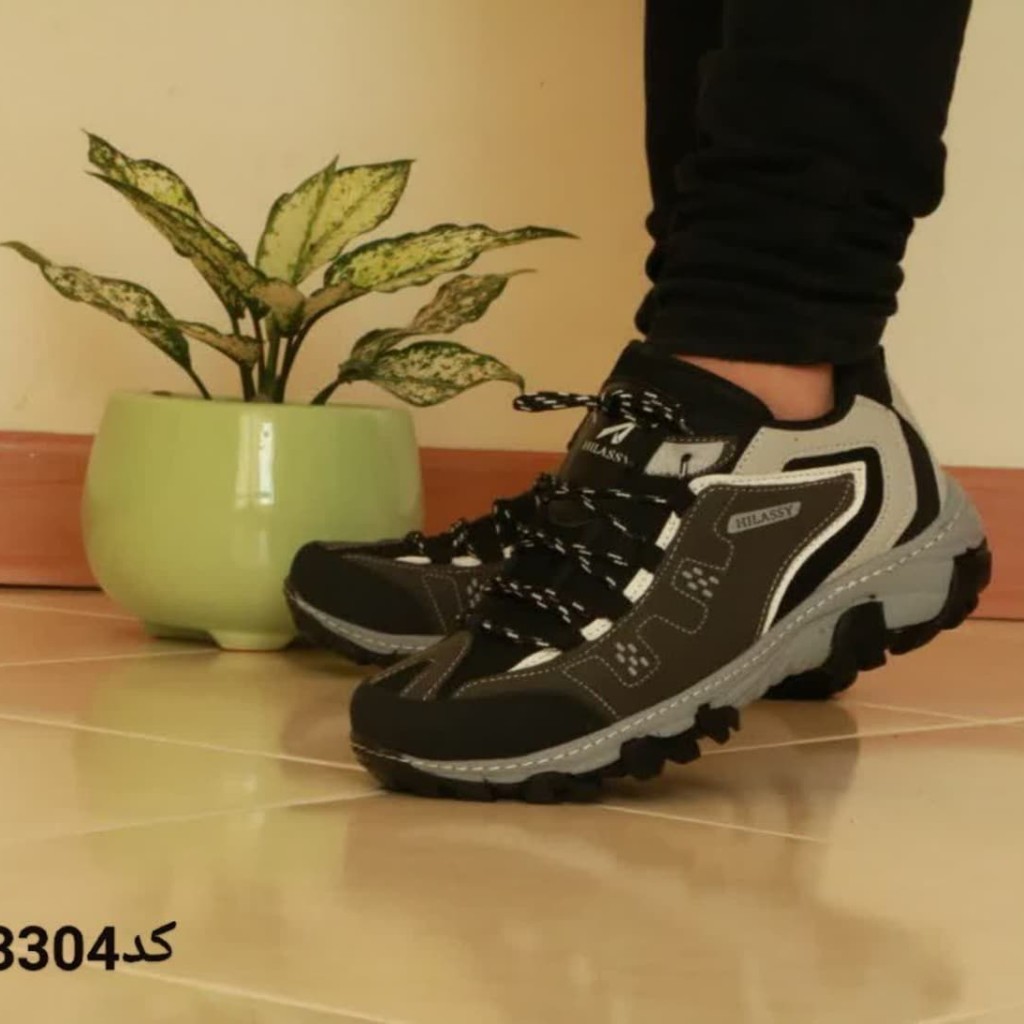 فروش ویژه کفش اسپرت مردانه پسرانه هیلاسی رنگ طوسی سفید