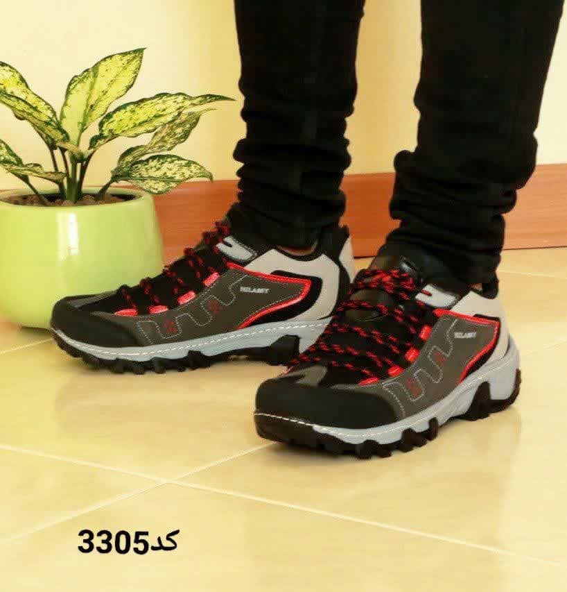 فروش ویژه کفش اسپرت مردانه پسرانه هیلاسی رنگ مشکی سفید با ارسال رایگان کد 3305