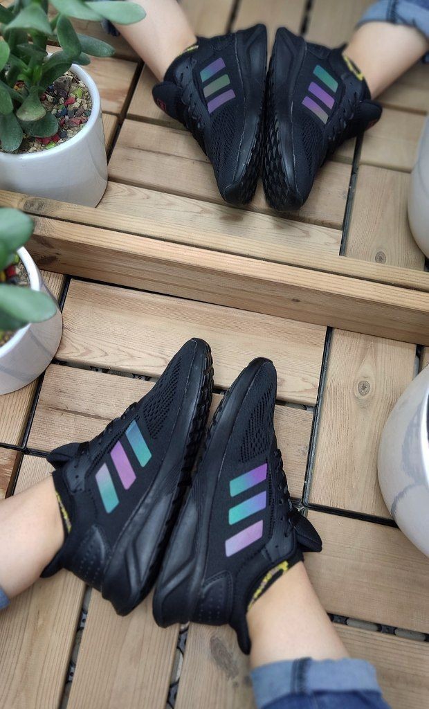 حراج استثنایی کتونی  اسپرت دخترانه  زنانه مدل آدیداس مشکی تمام  کد 4418ارسال رایگان