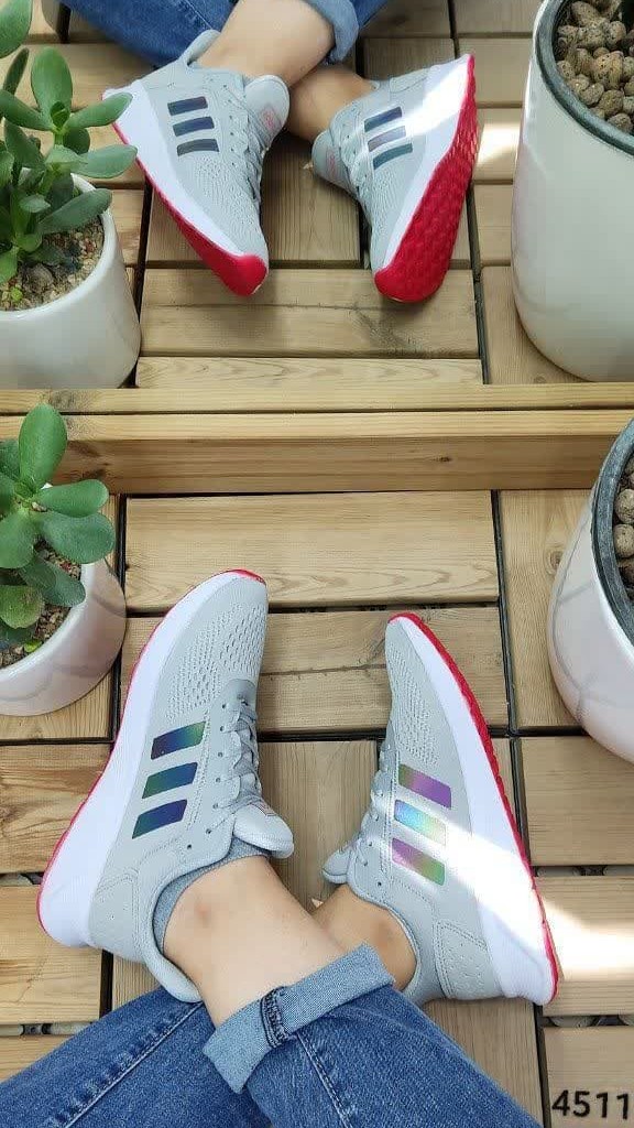 حراج استثنایی کتونی  اسپرت دخترانه  زنانه مدل جدید ونس طوسی روشن زیره قرمز  با ارسال رایگان  کد4511