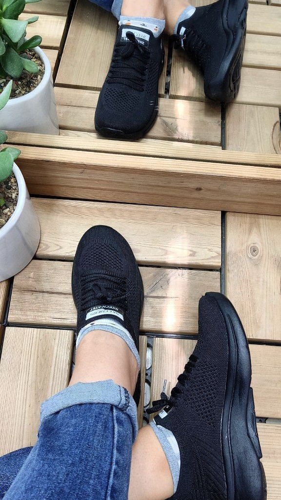 فروش فوق العاده این هفته کفش اسپرت و پیاده روی  زنانه دخترانه مدل اسکیچرز سفید تمام   کد 4475با ارسال رایگان