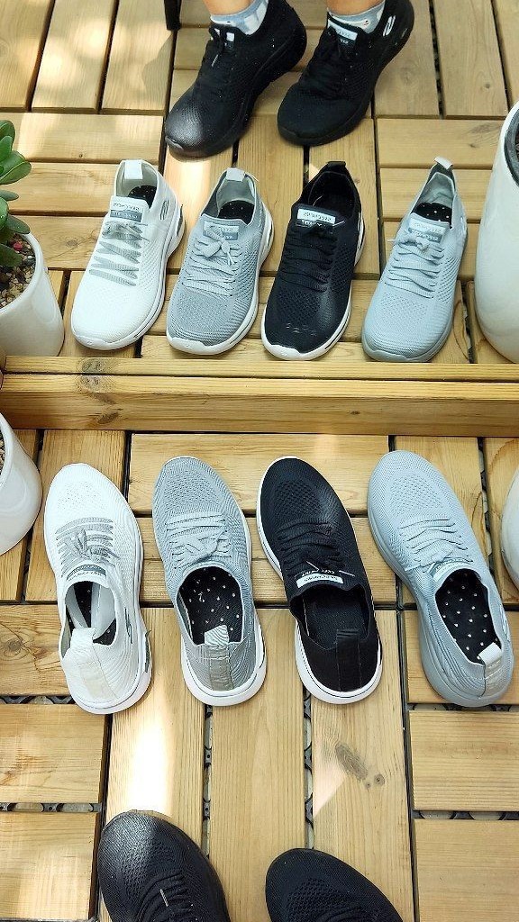 فروش فوق العاده این هفته کفش اسپرت و پیاده روی  زنانه دخترانه مدل اسکیچرز سفید تمام   کد 4475با ارسال رایگان