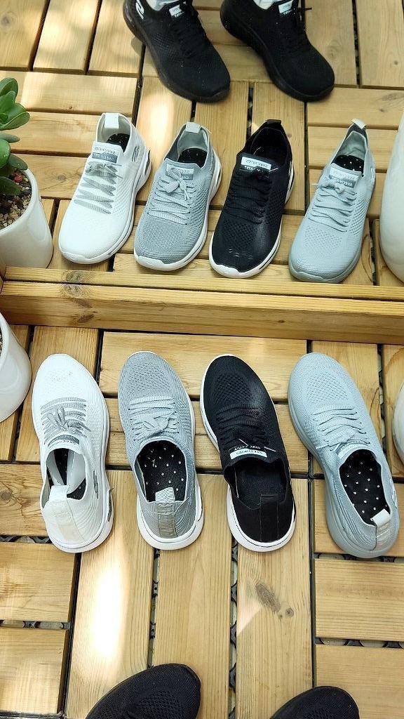 فروش فوق العاده این هفته کفش اسپرت و پیاده روی  زنانه دخترانه مدل اسکیچرز سفید تمام   کد 4475با ارسال رایگان