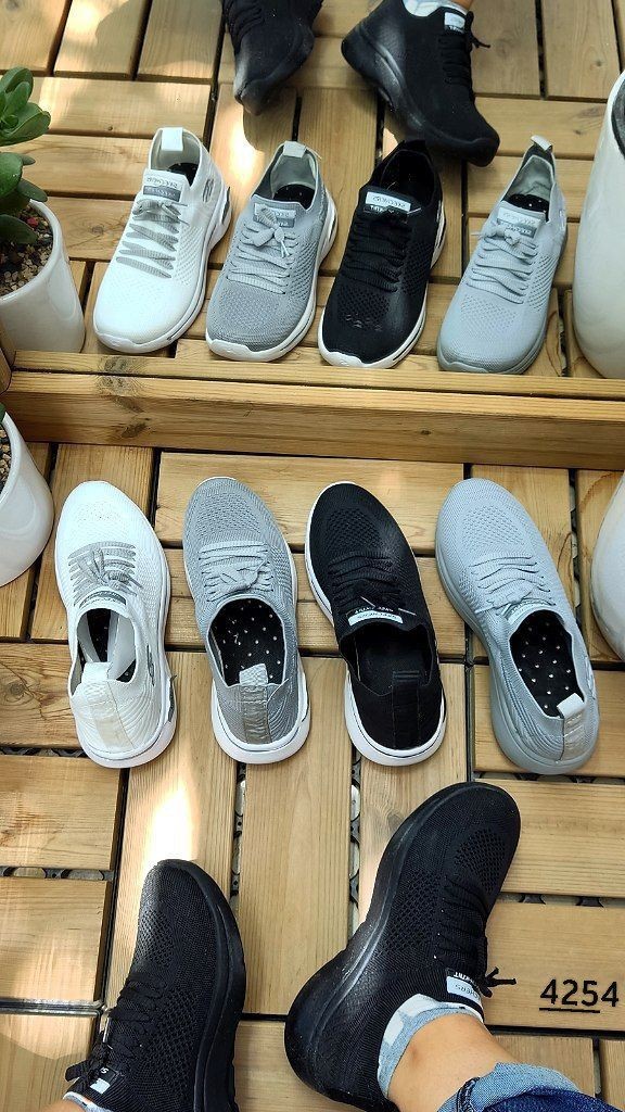 فروش فوق العاده این هفته کفش اسپرت و پیاده روی  زنانه دخترانه مدل اسکیچرز سفید تمام   کد 4475با ارسال رایگان