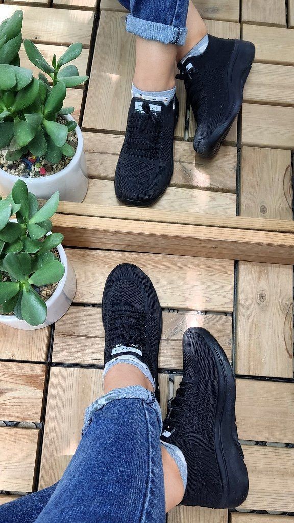 فروش فوق العاده این هفته کفش اسپرت و پیاده روی  زنانه دخترانه مدل اسکیچرز سفید تمام   کد 4475با ارسال رایگان