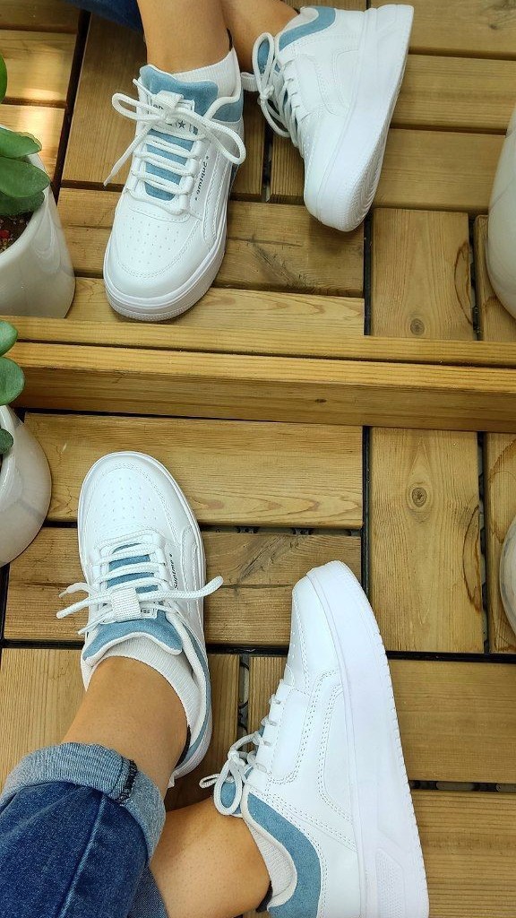 حراج استثنایی کتونی  اسپرت دخترانه  زنانه مدل جدید ونس  رنگ سفیدابی با ارسال رایگان  کد4256