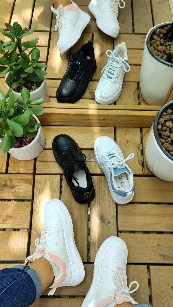 حراج استثنایی کتونی  دخترانه  زنانه مدل جدید ونس  رنگ سفیدگلبهی  با ارسال رایگان  کد4257