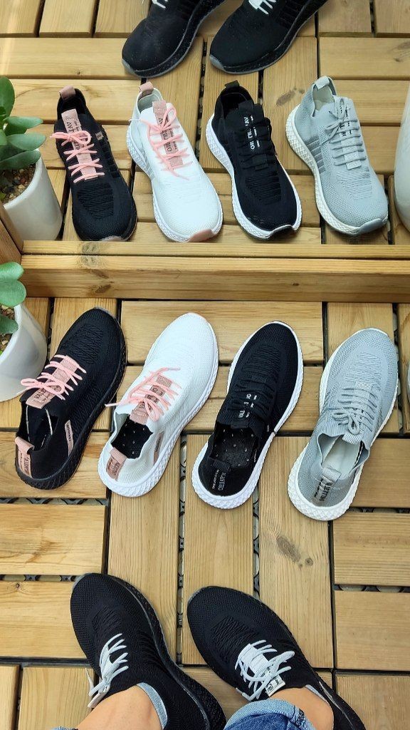 حراج  بزرگ کفش اسپرت و پیاده روی  زنانه مدل اسکیچرز مشکی کد 4044 با ارسال رایگان