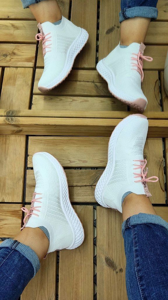 حراج  بزرگ کفش اسپرت و پیاده روی  زنانه جورابی مدل FASHION مشکی طوسی  کد4446  با ارسال رایگان