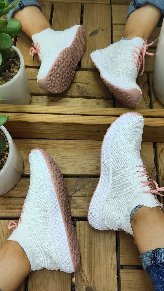 حراج  بزرگ کفش اسپرت و پیاده روی  زنانه جورابی مدل FASHION مشکی طوسی  کد4446  با ارسال رایگان