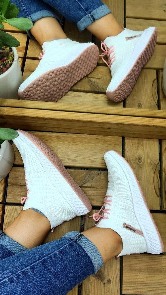 حراج  بزرگ کفش اسپرت و پیاده روی  زنانه جورابی مدل FASHION مشکی طوسی  کد4446  با ارسال رایگان