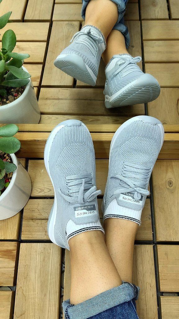 حراج  بزرگ کفش اسپرت و پیاده روی  زنانه مدل اسکیچرز مشکی کد 4044 با ارسال رایگان