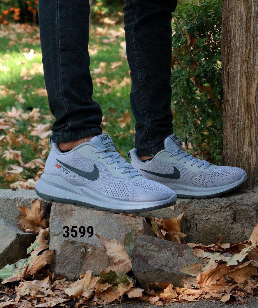 کفش مدل نایک زیره تزریق با کیفیت  مردانه پسرانه به رنگ مشکی نایک نارنجی  با ارسال رایگان کد 3585