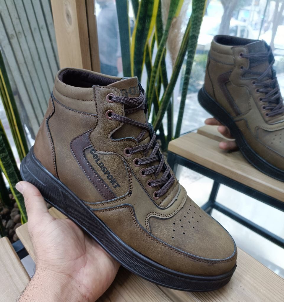 فروش فوق العاده این هفته کفش نیم بوت مدل بندی رویه هورس مخصوص شیک پسندها شیک و خفن رنگ سبز با ارسال رایگان کد 2347