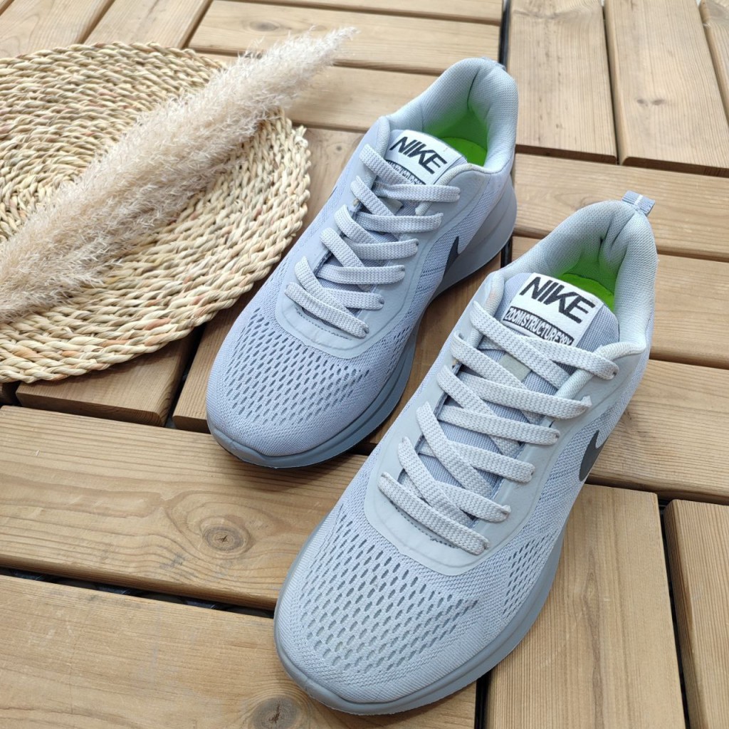 کفش مدل نایک زیره تزریق با کیفیت  مردانه پسرانه به رنگ طوسی نایک مشکی با ارسال رایگان کد 3599