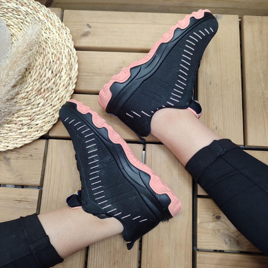 حررررراج ویژه کفش اسپرت دخترانه  مدل نایک با طراحی شیک طوسی گلبهی با ارسال رایگان 4294