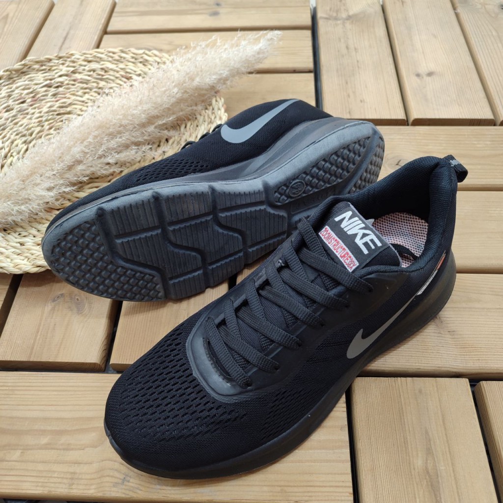 فروش فوق العاده کفش مدل نایک مردانه پسرانه به رنگ مشکی نایک سفید جذاااب  با ارسال رایگان کد 3586