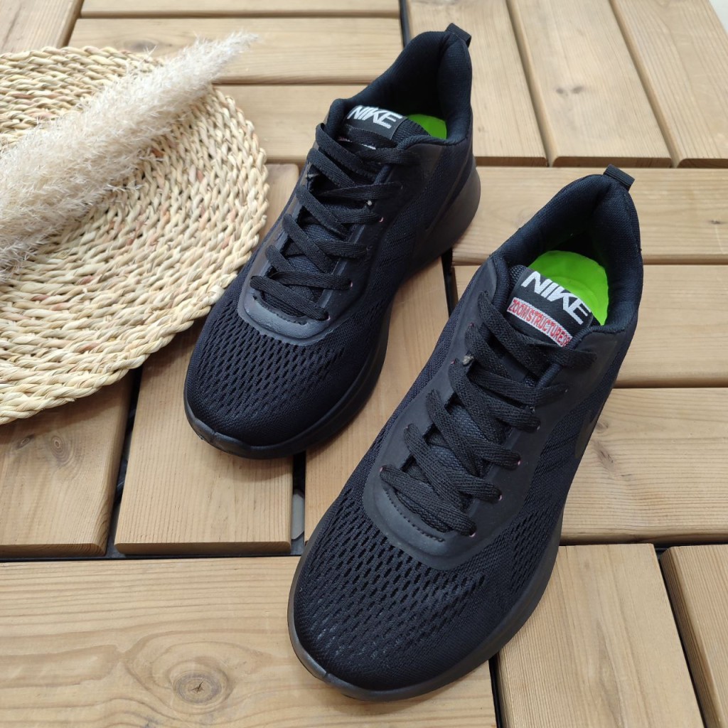 فروش فوق العاده کفش مدل نایک مردانه پسرانه به رنگ مشکی نایک مشکی نایک هلوگرامی با ارسال رایگان کد 3600